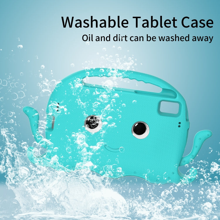 For Samsung Galaxy Tab S6 Lite 10.4 P610/615 Octopus Style EVA PC Tablet Case(Glacial Green) by bashfashion