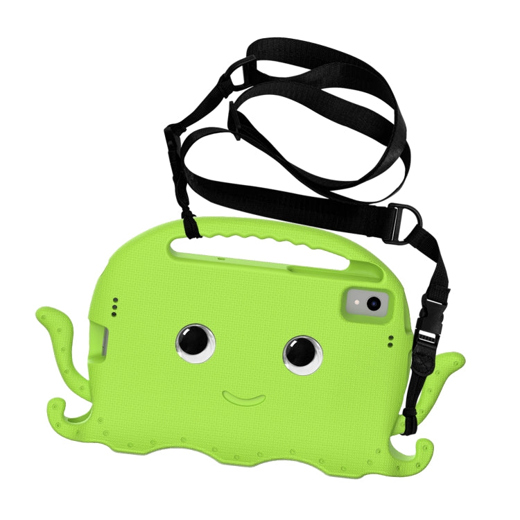 For Samsung Galaxy Tab S6 Lite 10.4 P610/615 Octopus Style EVA PC Tablet Case(Grass Green) by bashfashion