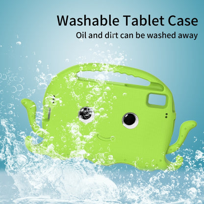 For Samsung Galaxy Tab S6 Lite 10.4 P610/615 Octopus Style EVA PC Tablet Case(Grass Green) by bashfashion