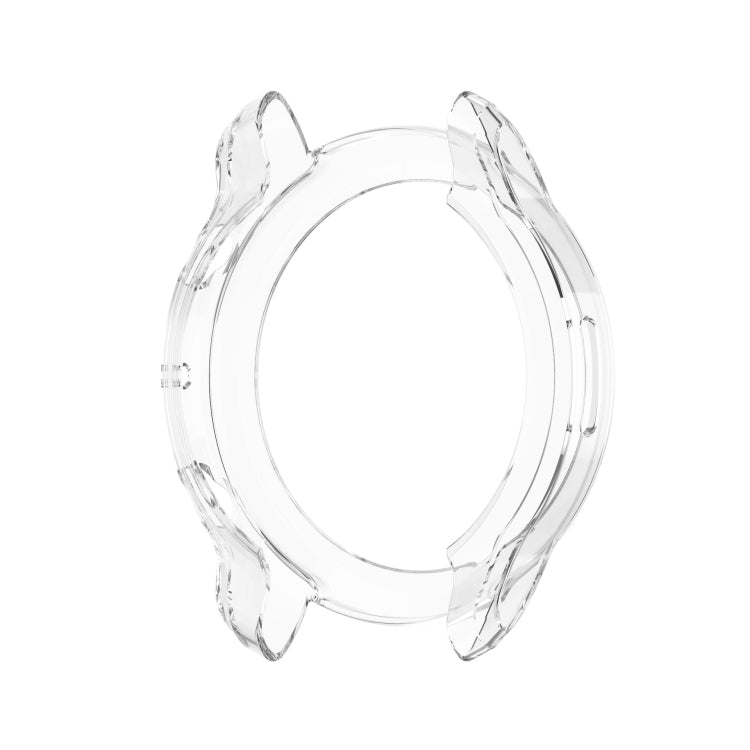For Ticwatch Pro 3 Ultra GPS TPU Color Transparent Half Wrapped Protective Shell(Transparent) by bashfashion
