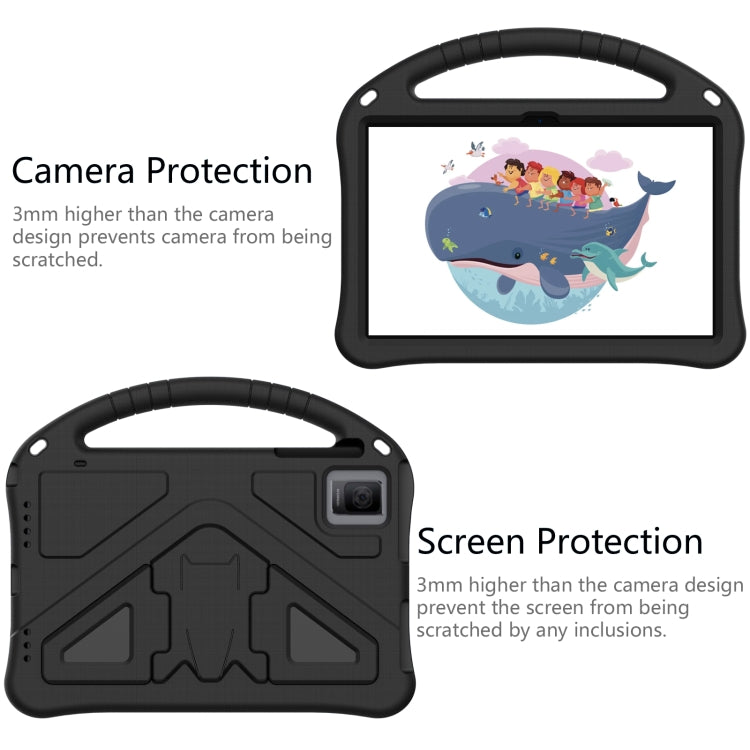For TCL Tab 10 Gen2 10.36 2023 EVA Shockproof Tablet Case with Holder(Black) by bashfashion