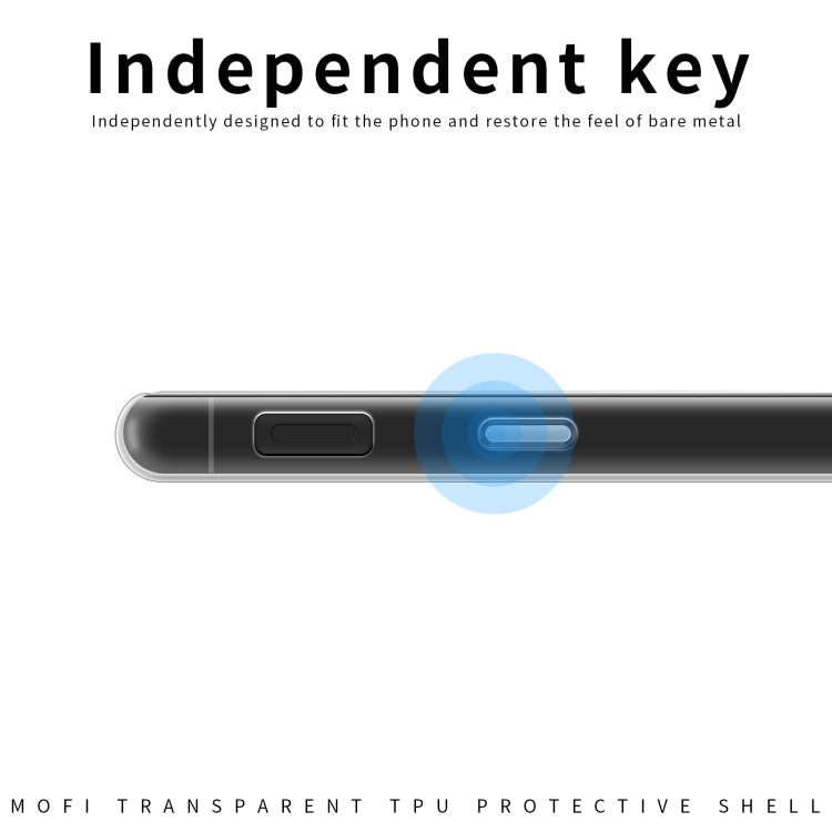 For OnePlus Ace 2V MOFI Ming Series Ultra-thin TPU Phone Case(Transparent) by MOFI