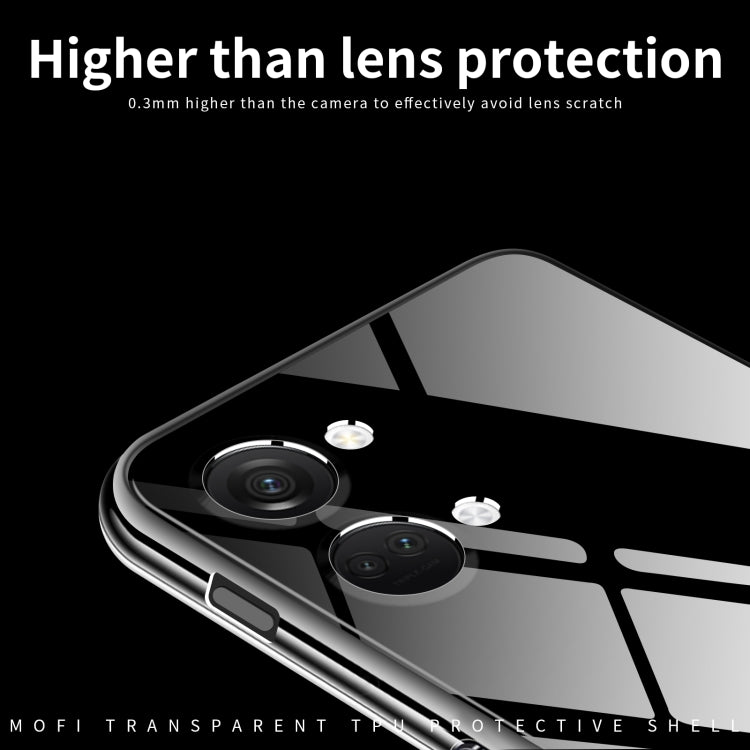 For OnePlus Ace 2V MOFI Ming Series Ultra-thin TPU Phone Case(Transparent) by MOFI