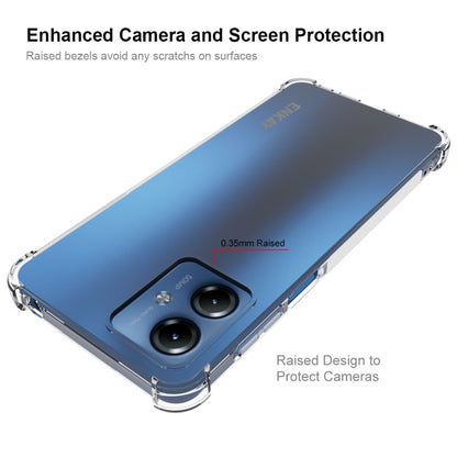 For Motorola Moto G14 4G ENKAY Hat-Prince Transparent TPU Shockproof Phone Case by ENKAY
