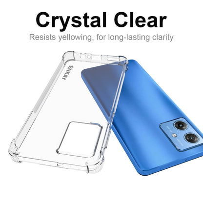 For Motorola Moto G54 5G ENKAY Hat-Prince Transparent TPU Shockproof Phone Case by ENKAY