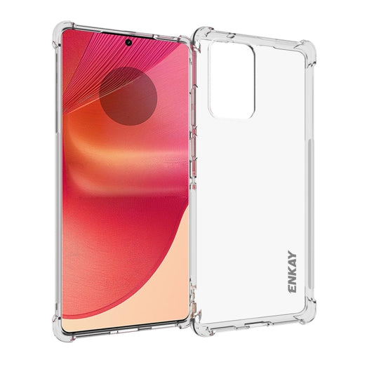 For Motorola Edge 50 Fusion ENKAY Hat-Prince Transparent TPU Shockproof Phone Case by ENKAY