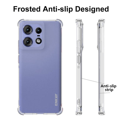 For Motorola Edge 50 Pro 5G ENKAY Hat-Prince Transparent TPU Shockproof Phone Case by ENKAY