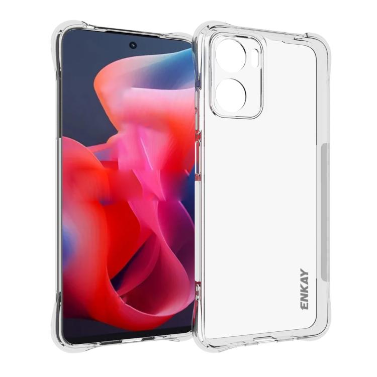 For Motorola Moto G05 4G ENKAY Hat-Prince Transparent TPU Shockproof Phone Case by ENKAY