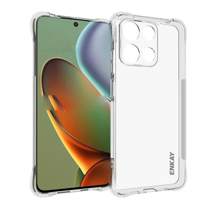 For Motorola Moto G15 4G ENKAY Hat-Prince Transparent TPU Shockproof Phone Case by ENKAY