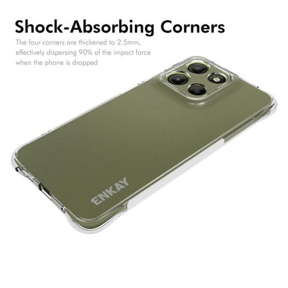For Motorola Moto G15 4G ENKAY Hat-Prince Transparent TPU Shockproof Phone Case by ENKAY