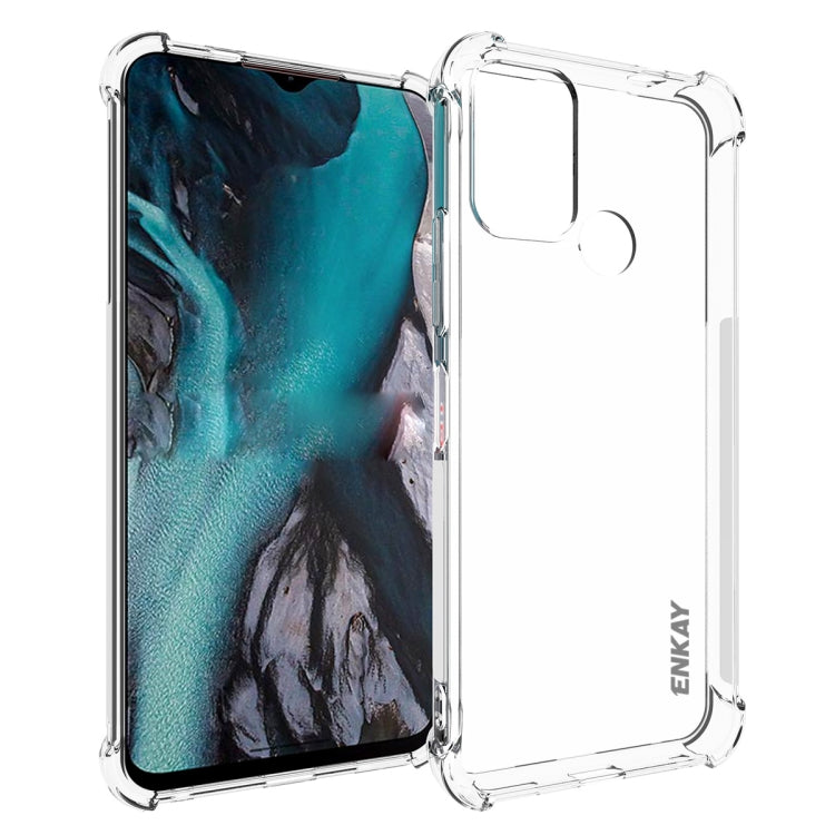 For Nokia C22 4G ENKAY Clear TPU Shockproof Anti-slip Phone Case by ENKAY