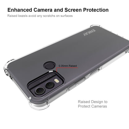 For Nokia C22 4G ENKAY Clear TPU Shockproof Anti-slip Phone Case by ENKAY