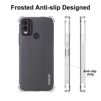For Nokia C22 4G ENKAY Clear TPU Shockproof Anti-slip Phone Case by ENKAY