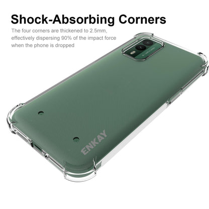 For Nokia XR21 5G ENKAY Transparent TPU Shockproof Phone Case by ENKAY