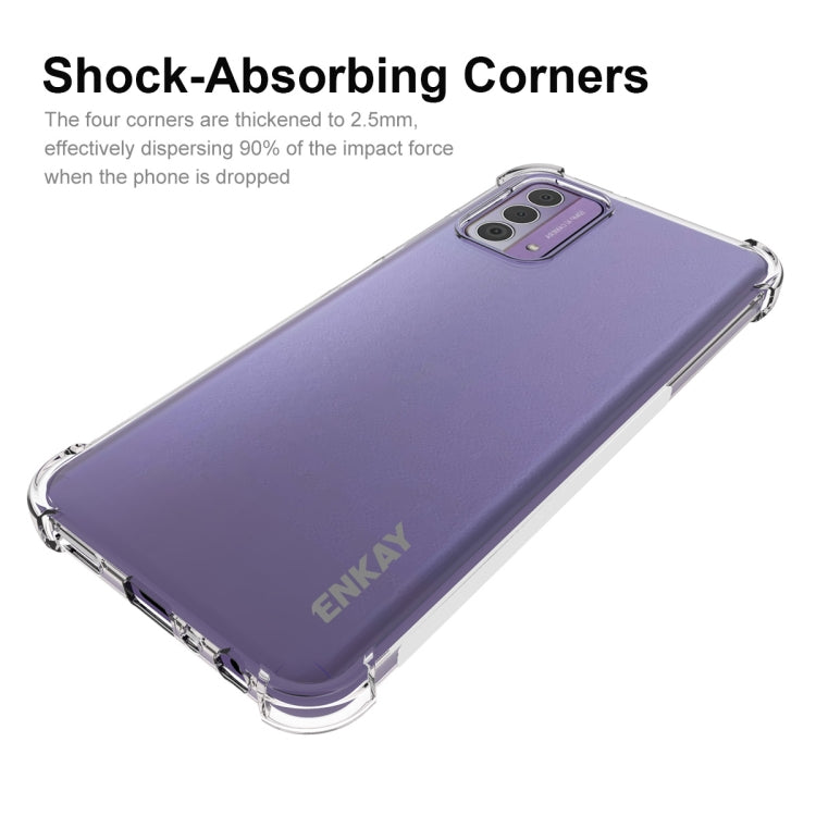 For Nokia G42 5G ENKAY Clear TPU Shockproof Anti-slip Phone Case by ENKAY
