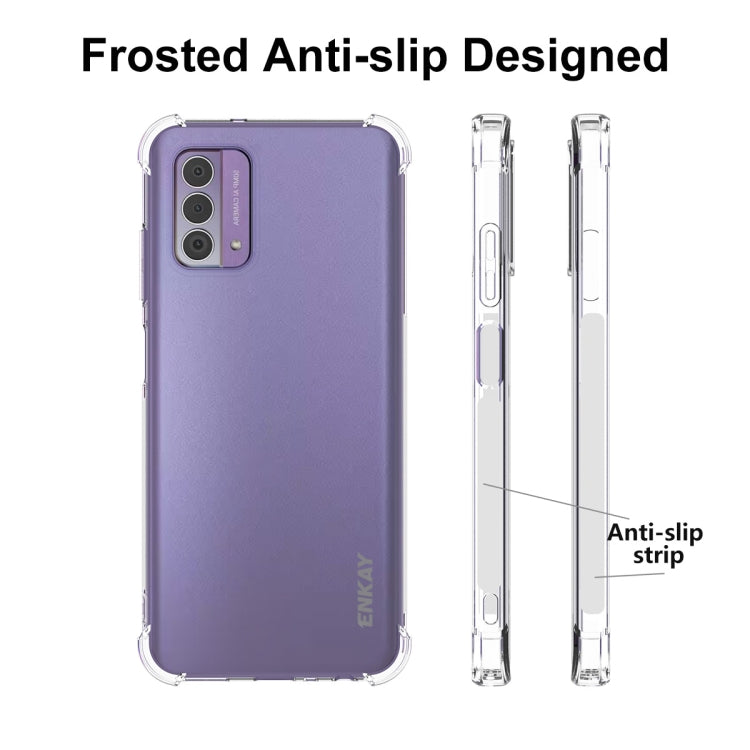 For Nokia G42 5G ENKAY Clear TPU Shockproof Anti-slip Phone Case by ENKAY