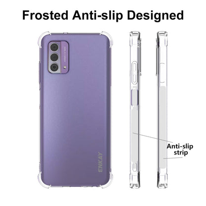 For Nokia G42 5G ENKAY Clear TPU Shockproof Anti-slip Phone Case by ENKAY
