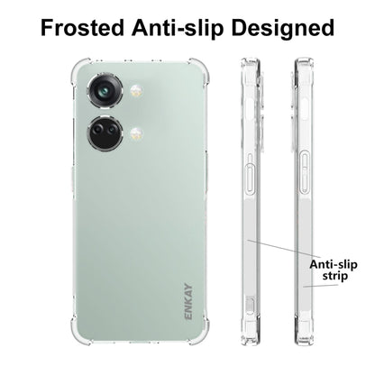 For OnePlus Ace 2V 5G ENKAY Clear TPU Shockproof Anti-slip Phone Case by ENKAY