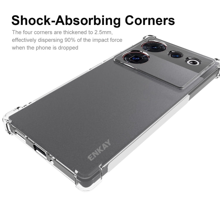 For ZTE Nubia Z50 Ultra 5G ENKAY Clear TPU Shockproof Anti-slip Phone Case by ENKAY