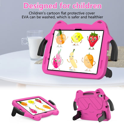 For iPad 2025 / 2022 Ice Baby EVA Shockproof Hard PC Tablet Case(Rose Red+Black) by bashfashion