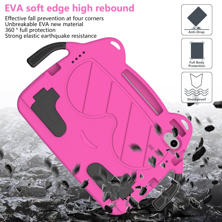 For iPad 2025 / 2022 Ice Baby EVA Shockproof Hard PC Tablet Case(Rose Red+Black) by bashfashion