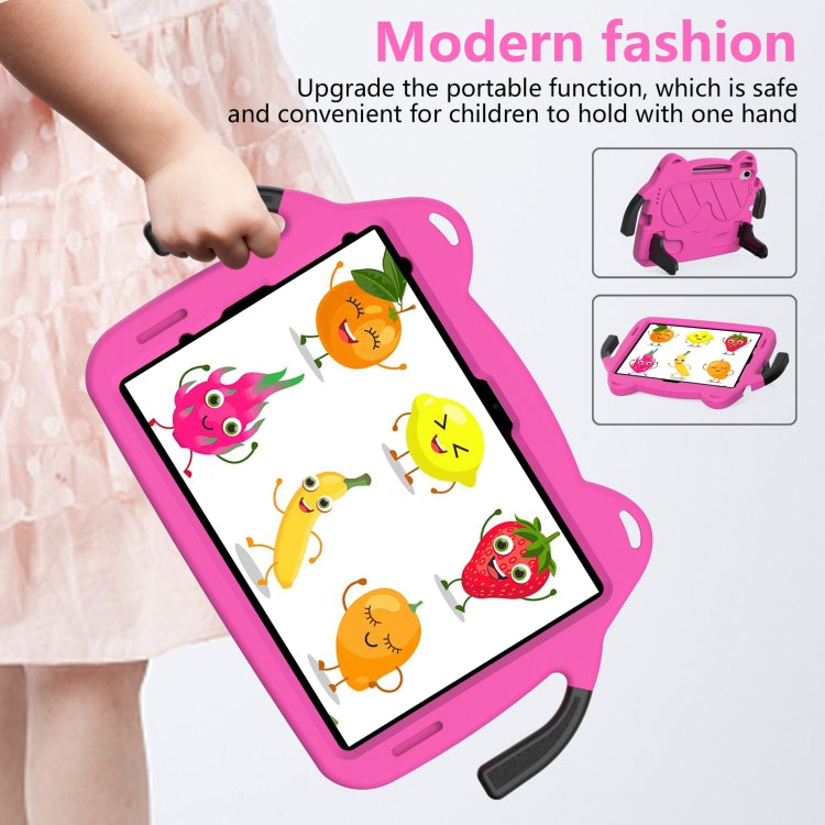 For iPad 2025 / 2022 Ice Baby EVA Shockproof Hard PC Tablet Case(Rose Red+Black) by bashfashion