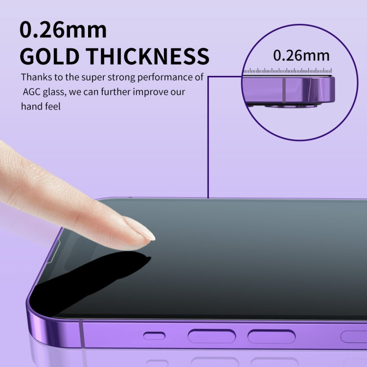 For iPhone 11 / XR ENKAY Hat-Prince 25 Degree Privacy 8K UHD AGC Tempered Glass Film by ENKAY