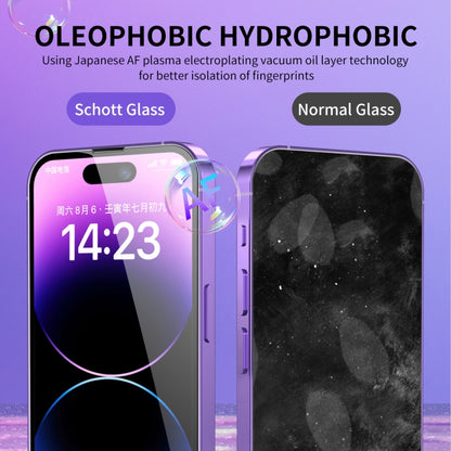 For iPhone 11 Pro / XS / X ENKAY Hat-Prince 25 Degree Privacy 8K UHD AGC Tempered Glass Film by ENKAY