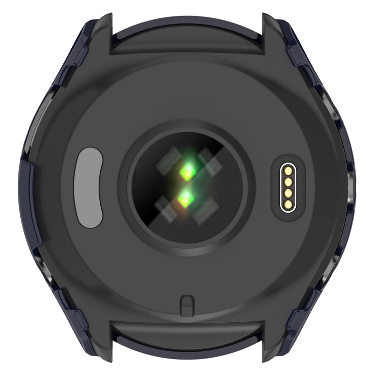 For Garmin Forerunner 965 PC + Toughened Film Integrated Watch Protective Case(Green) by bashfashion