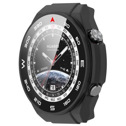 For Huawei Watch Ultimate PC+ Toughened Film Integrated Watch Protective Case(Black) by bashfashion