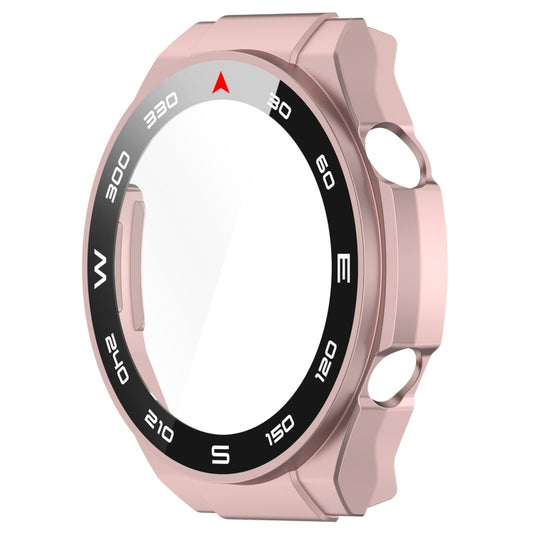 For Huawei Watch Ultimate PC+ Toughened Film Integrated Watch Protective Case(Rose Gold) by bashfashion