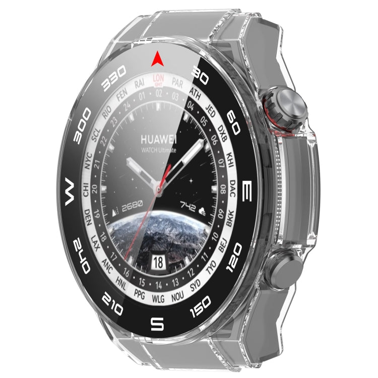 For Huawei Watch Ultimate PC+ Toughened Film Integrated Watch Protective Case(Transparent) by bashfashion