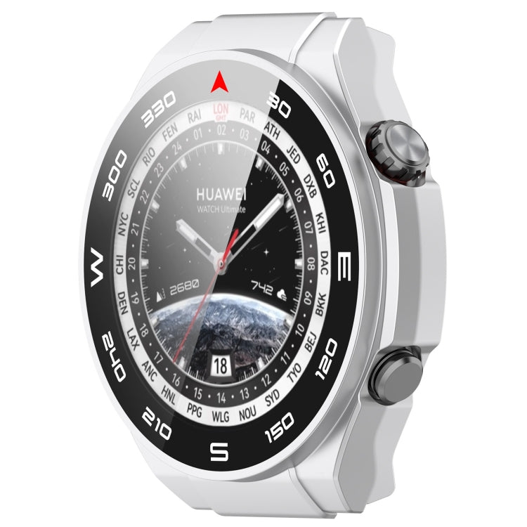 For Huawei Watch Ultimate PC+ Toughened Film Integrated Watch Protective Case(Sliver) by bashfashion