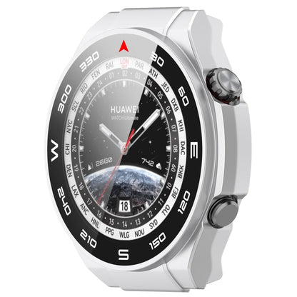 For Huawei Watch Ultimate PC+ Toughened Film Integrated Watch Protective Case(Sliver) by bashfashion
