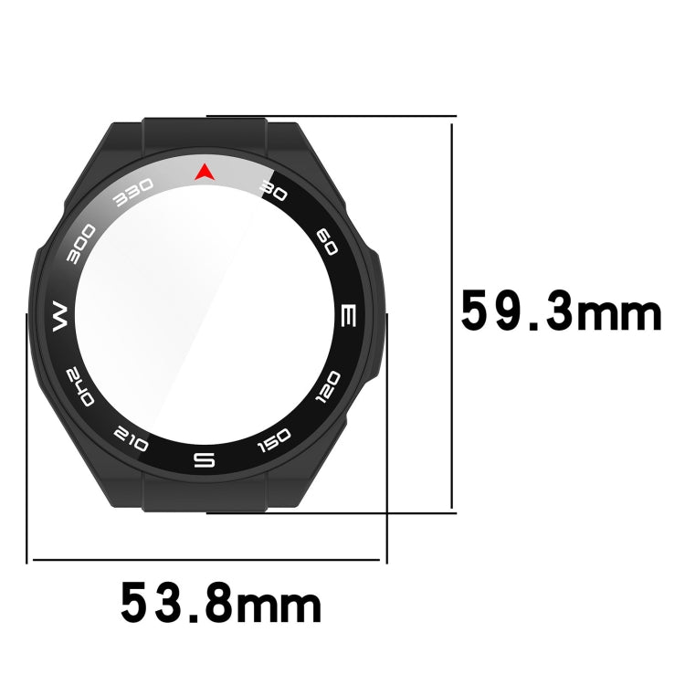 For Huawei Watch Ultimate PC+ Toughened Film Integrated Watch Protective Case(Transparent) by bashfashion