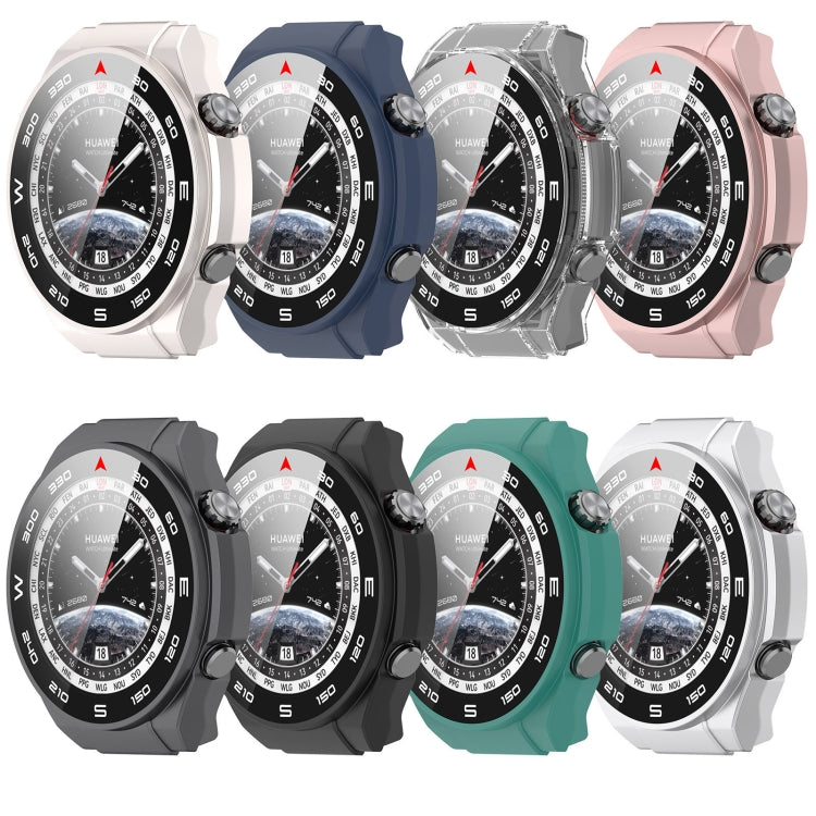 For Huawei Watch Ultimate PC+ Toughened Film Integrated Watch Protective Case(Rose Gold) by bashfashion