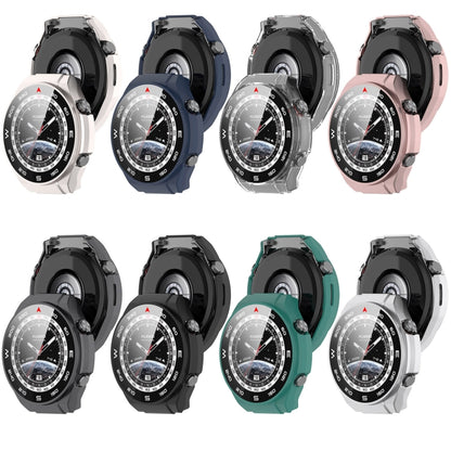 For Huawei Watch Ultimate PC+ Toughened Film Integrated Watch Protective Case(Rose Gold) by bashfashion