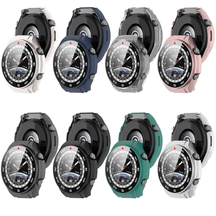 For Huawei Watch Ultimate PC+ Toughened Film Integrated Watch Protective Case(Transparent) by bashfashion