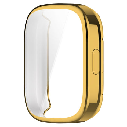 For Redmi Watch 3 TPU Fully Enclosed Watch Protective Case(Gold) by bashfashion