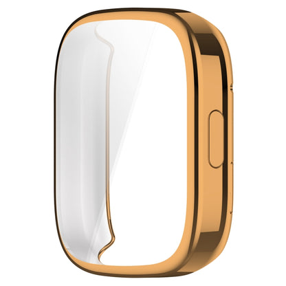 For Redmi Watch 3 TPU Fully Enclosed Watch Protective Case(Rose Gold) by bashfashion