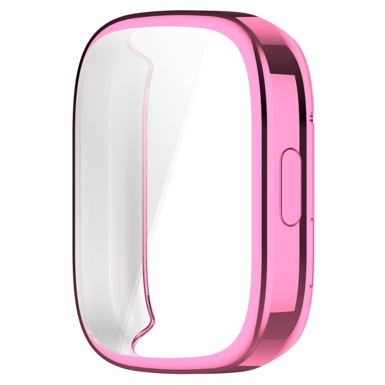 For Redmi Watch 3 Lite TPU Fully Enclosed Watch Protective Case(Pink) by bashfashion