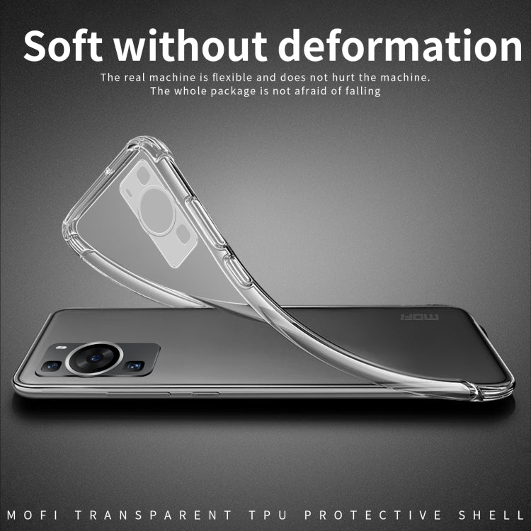 For Huawei P60 / P60 Pro MOFI Ming Series Ultra-thin TPU Phone Case(Transparent) by MOFI