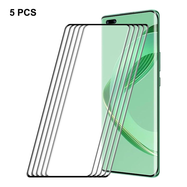 For Huawei Nova 11 Pro / 11 Ultra 5pcs ENKAY Hat-Prince 3D Curved Full Glue Tempered Glass Film by ENKAY