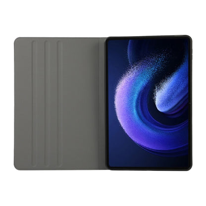 For Xiaomi Pad 6 / Pad 6 Pro ENKAY Leather Stand Smart Tablet Case(Dark Blue) by ENKAY