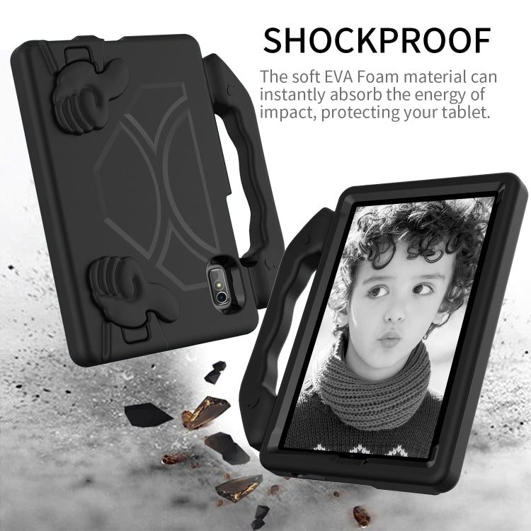 For Lenovo Tab M9 LTE 2023 Thumb Bracket EVA Shockproof Tablet Case(black) by bashfashion