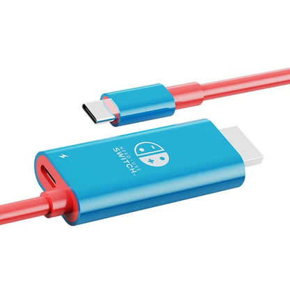 ENKAY ENK-CB136 6.6Ft. Type-C to HDMI Conversion Cable for Switch 4K HD Projection TV by ENKAY