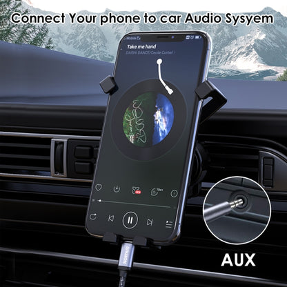 NORTHJO LTM03 8 Pin to 3.5mm Audio AUX Jack Cable, Length:0.5m by NORTHJO