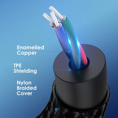 NORTHJO LTM03 8 Pin to 3.5mm Audio AUX Jack Cable, Length:0.5m by NORTHJO