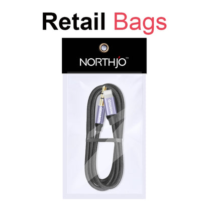 NORTHJO LTM03 8 Pin to 3.5mm Audio AUX Jack Cable, Length:0.5m by NORTHJO