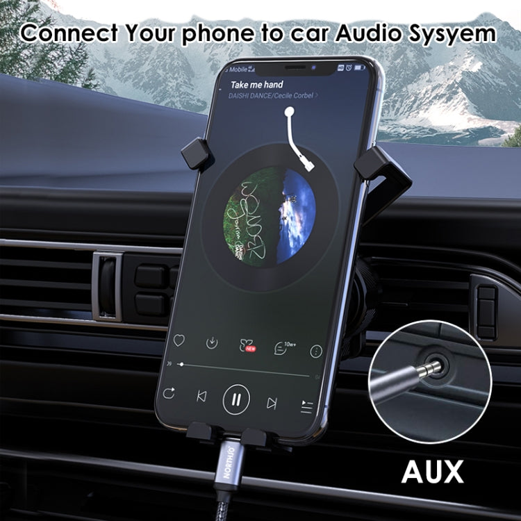 NORTHJO LTM03 8 Pin to 3.5mm Audio AUX Jack Cable, Length:1m by NORTHJO